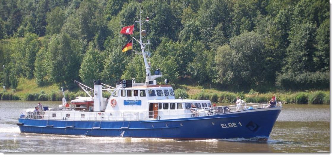 Die ELBE 1, ehemaliges Küsten- und Unterelbestreifenboot